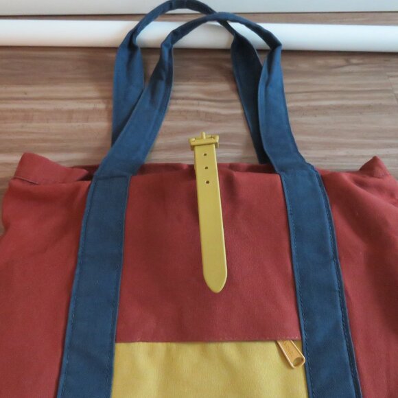 HERSCHEL SUPPLY CO Plus Series Colorblock Block Party Retro Laptop Tote Bag - Picture 3 of 16